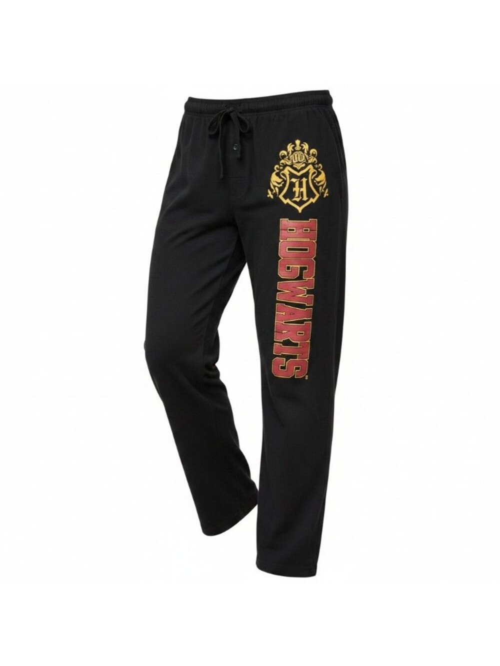Women's Size Small Medium Harry Potter Hogwarts Black Pajama Pants